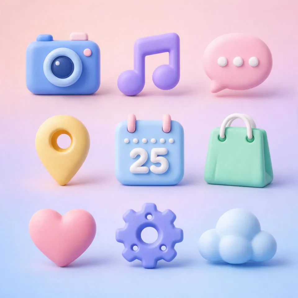 黏土风 App 图标 · Seedream 5.0 Pro 生成