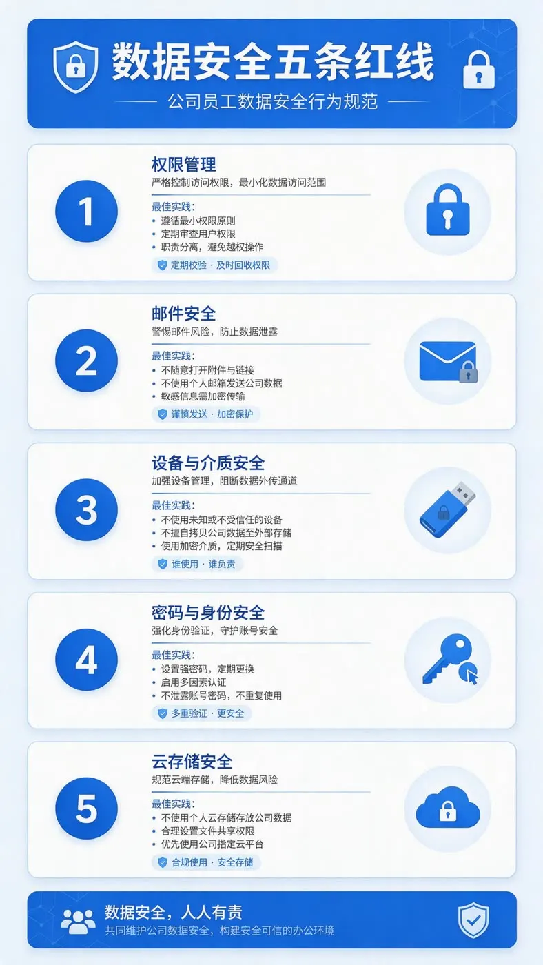数据安全培训信息图 · Seedream 5.0 Pro 生成